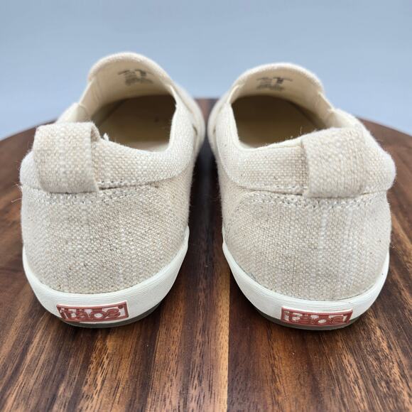 Taos Dandy Shoes Women's 7 Natural Low Top Slip On Casual Comfort Sneakers - Picture 4 of 8